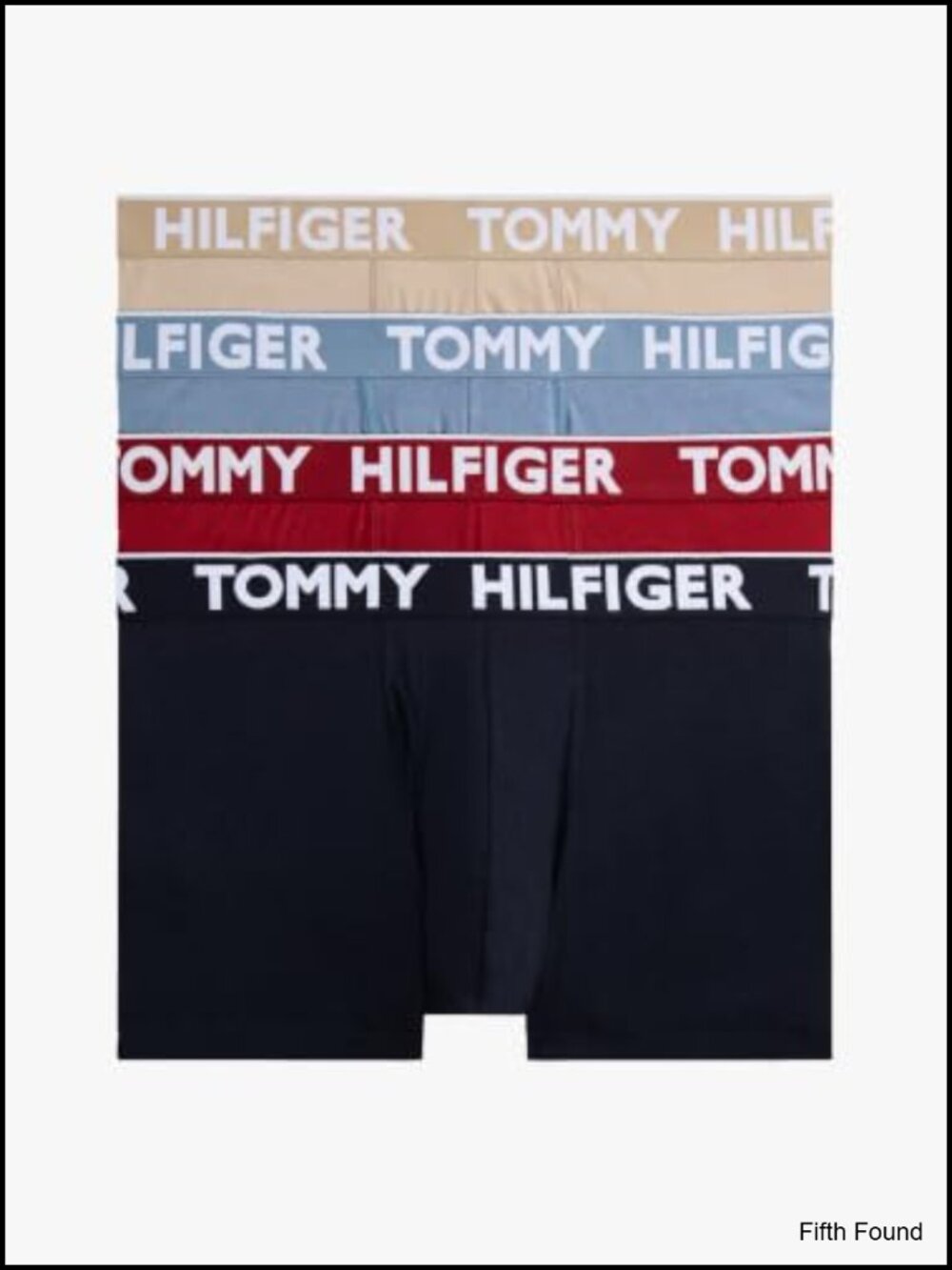 Men's Cotton Blend Mid-Rise Trunks Underwear 4-Pack